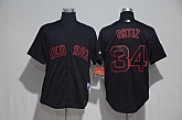 Boston Red Sox #34 David Ortiz Black Fashion Cool Base Stitched Jersey,baseball caps,new era cap wholesale,wholesale hats
